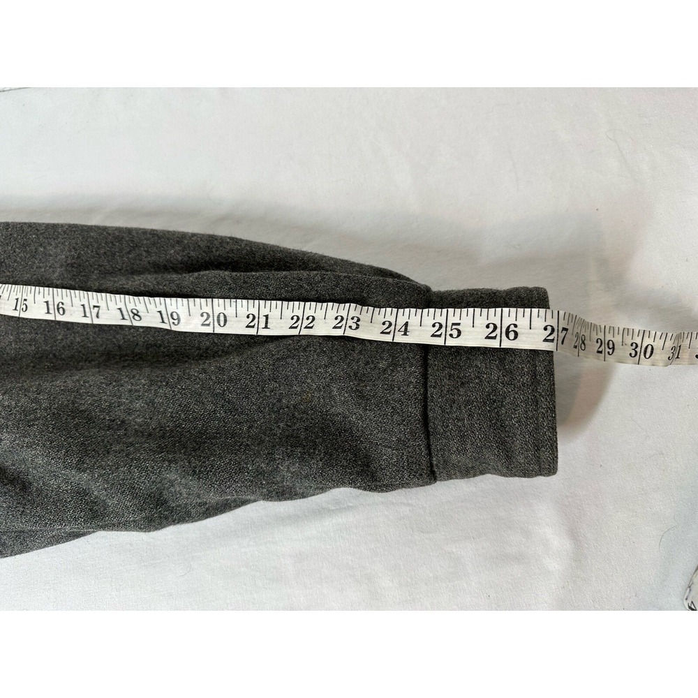 Vintage Members Only Wool‎ Coat Hood Gray Size XLT Bomber Jacket Flannel Lined - Picture 9 of 11